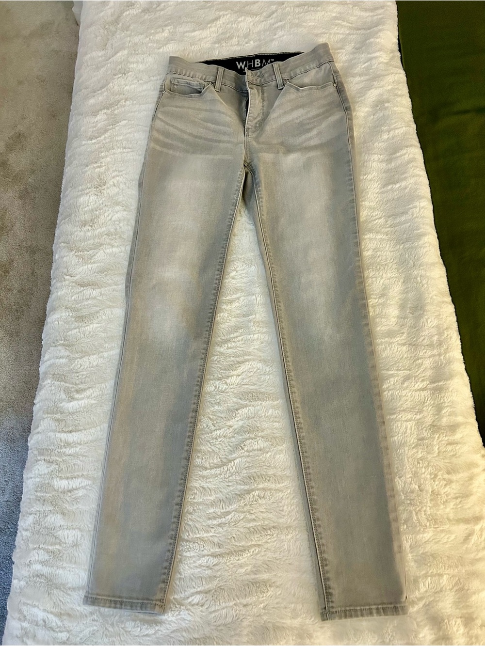 White House Black Market Light Gray Women's Skinny Jeans